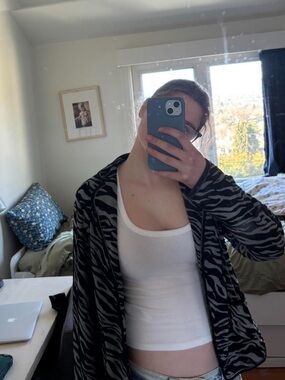 Gerry Weber Gray and Black Patterned Jacket